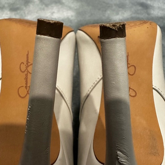 Jessica Simpson white slouch booties 7.5M - Picture 10 of 10